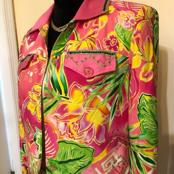 Tropical design jacket - Picture 2 of 9